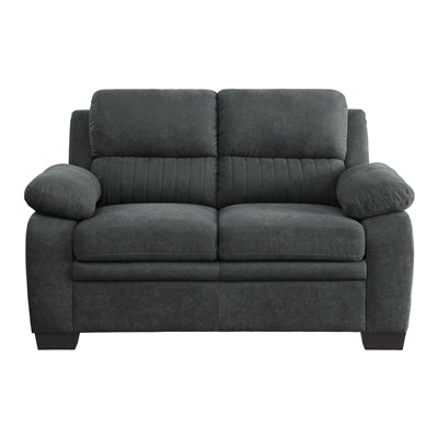 Holleman Darkgrey Sofa and Loveseat 9333