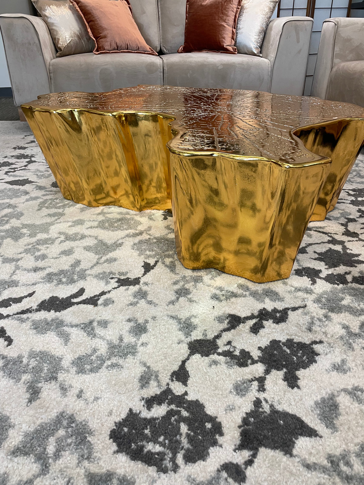 Elisha Gold Coffee Table