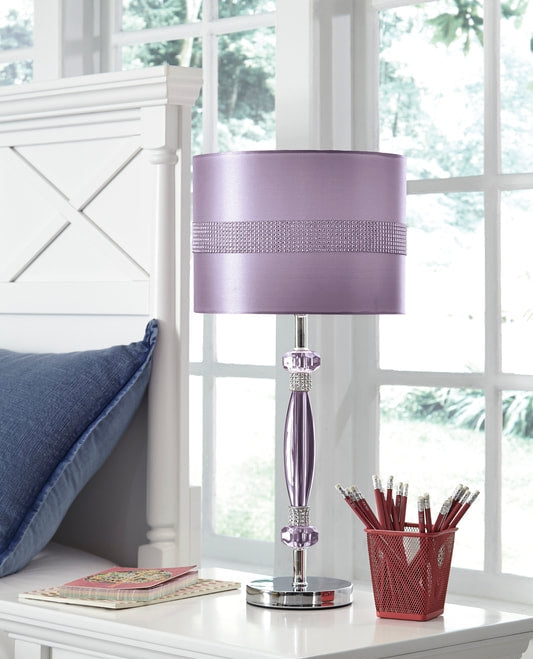 Nyssa Purple Table Lamp  L801524