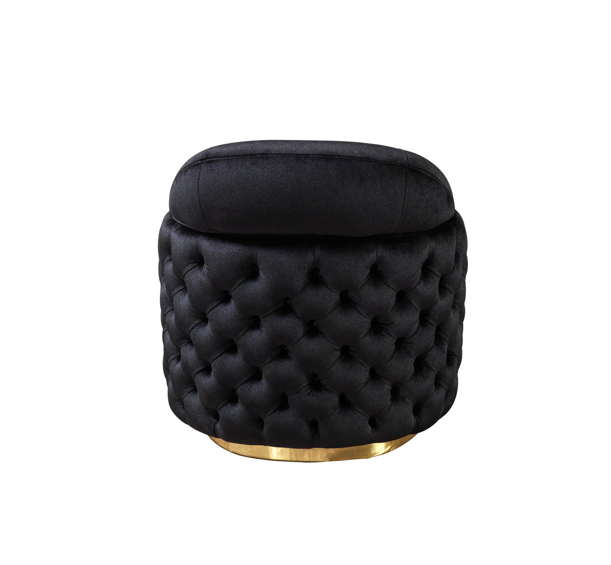 Victoria Black Velvet Chair