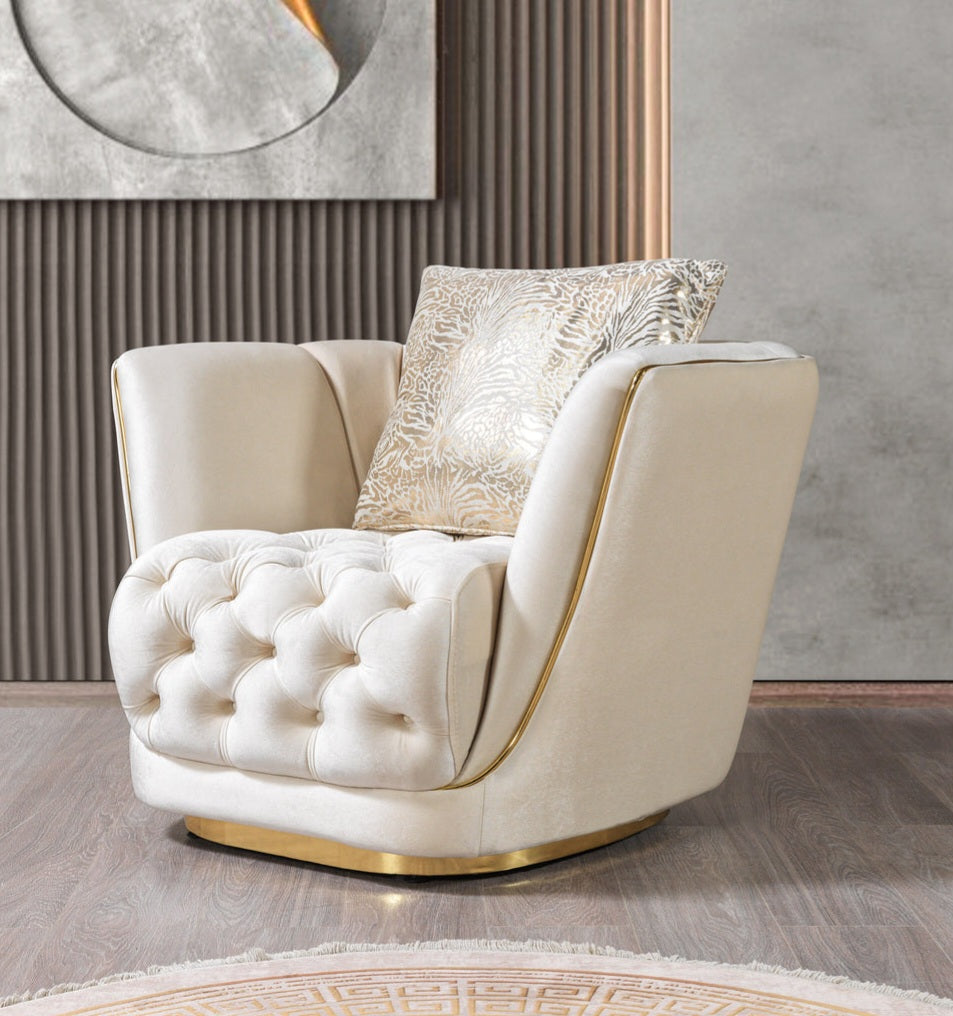 Daphne Black Velvet Chair