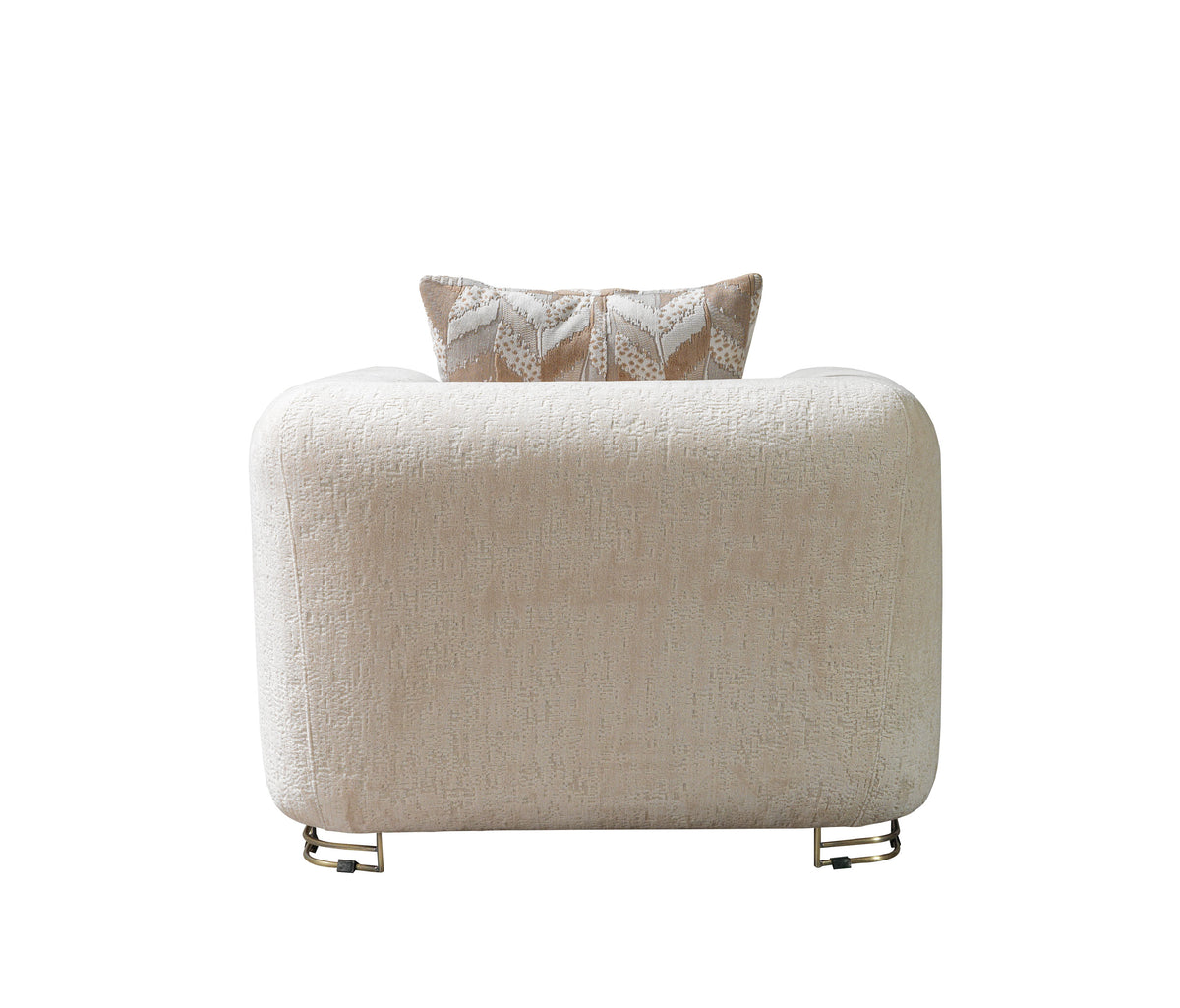 Brenda Ivory Boucle Chair