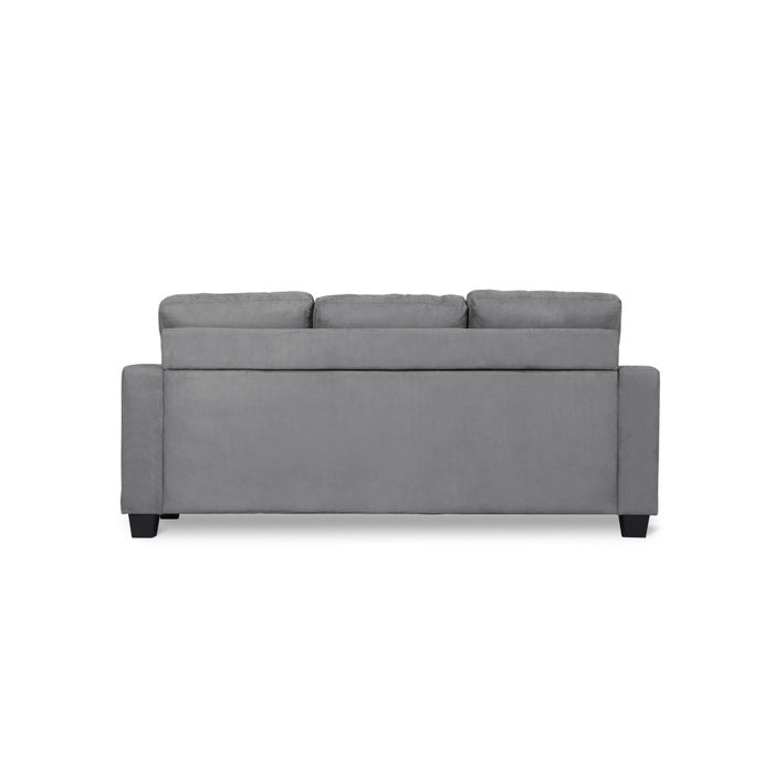 Lucky Gray Reversible Sectional  SH3217