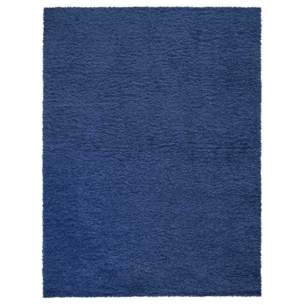 Cozy Blue Shag Area Rug SGH2866. 8X10