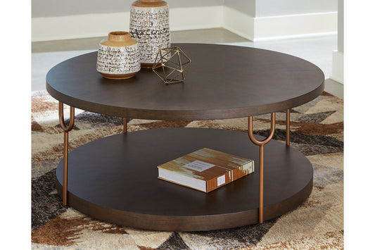 Brazburn Dark Brown Coffee Table T185