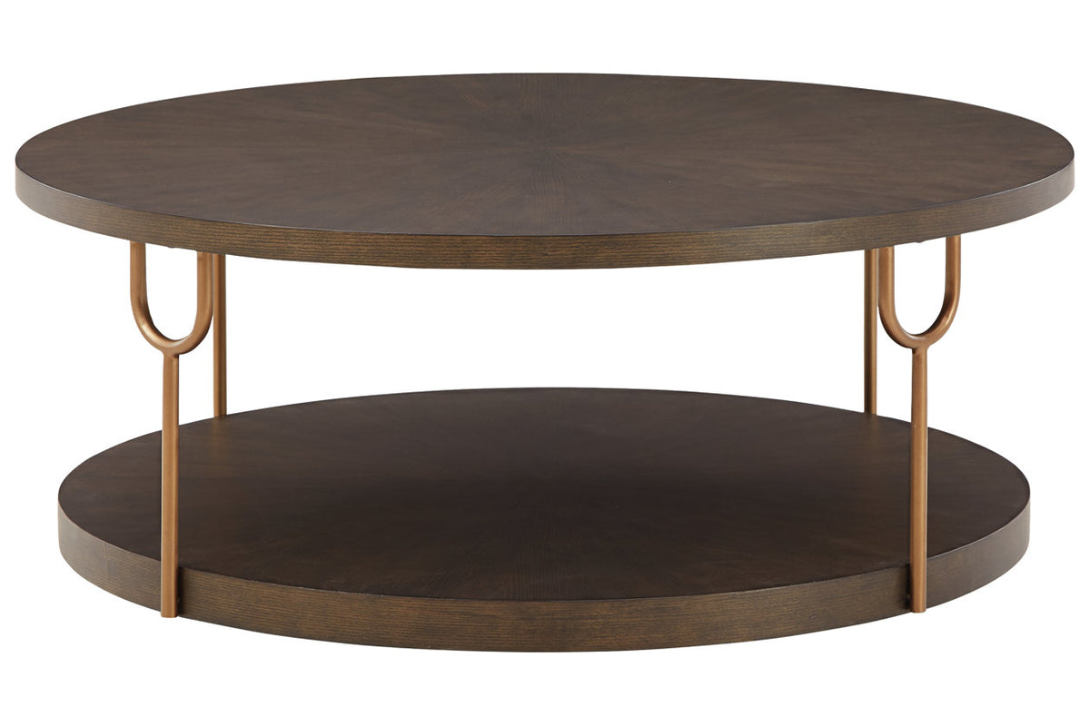 Brazburn Dark Brown Coffee Table T185