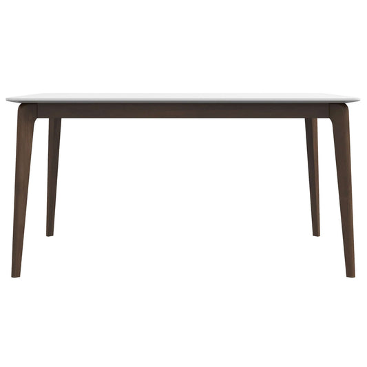 Lindsey Solid Wood White Top Dining Table