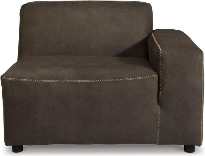 Allena Gunmetal 5pc Sectional 21301