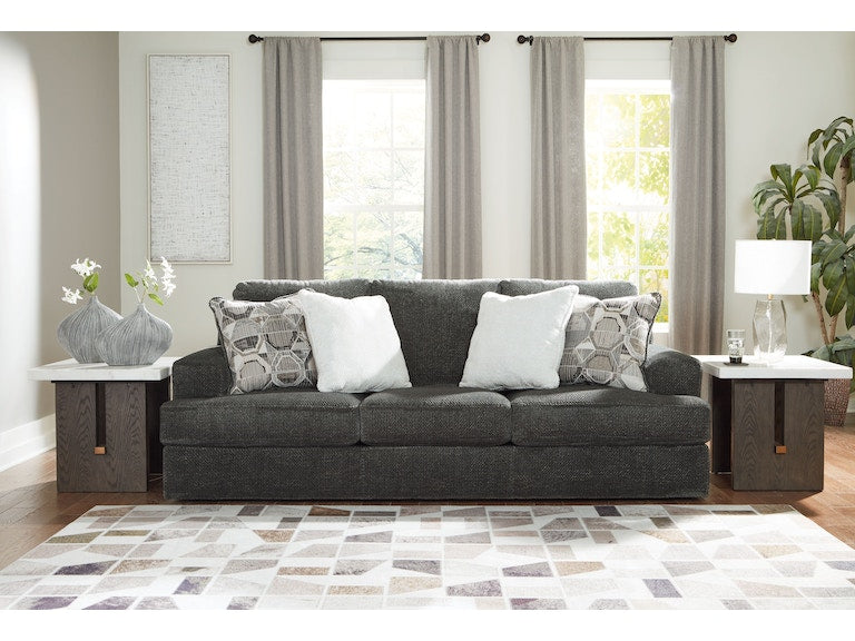 Karinne Smoke Sofa and Loveseat 31402