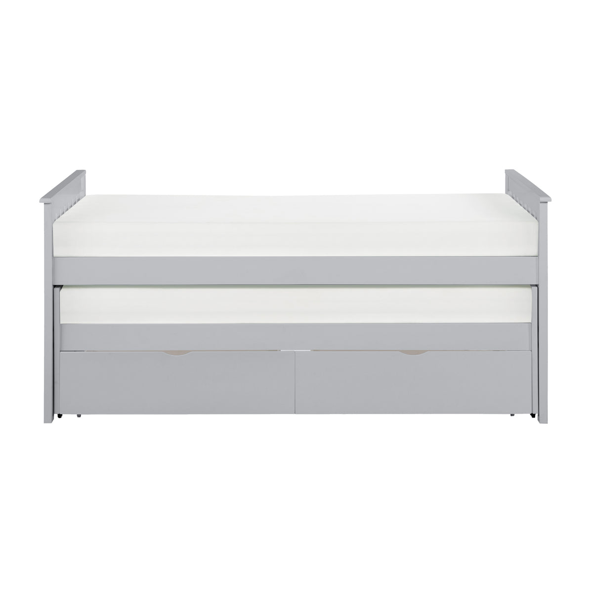 Orion Gray Twin/Twin Bed with Storage Boxes B2063