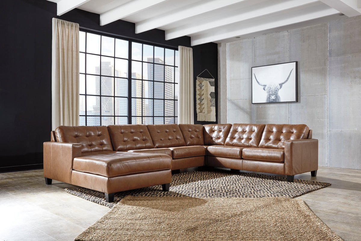 Baskove Auburn Large 4pc LAF Sectional 11102