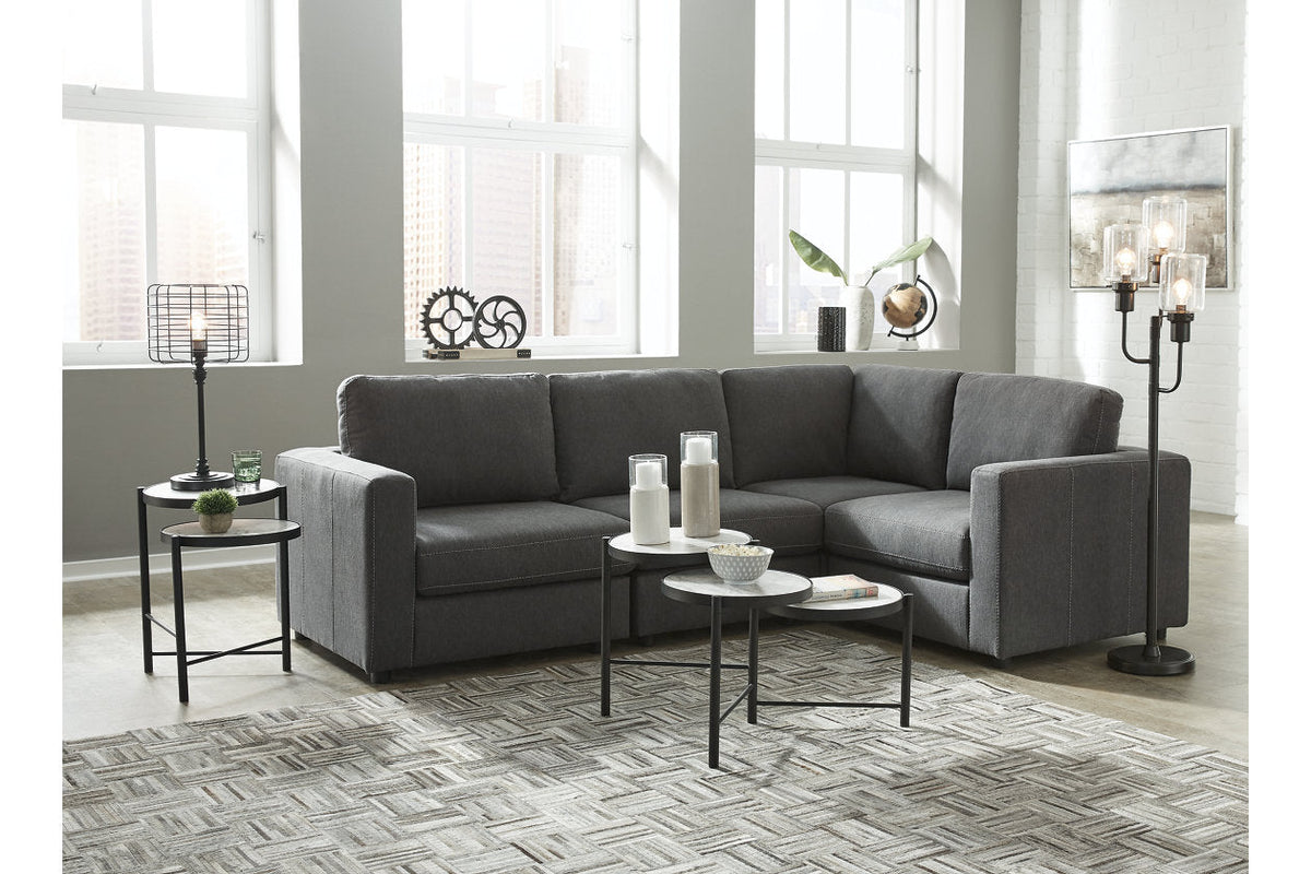 Candela Charcoal 4-Piece Sectional 91902