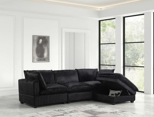 Cloud2 121" Black Cord Modular Sectional