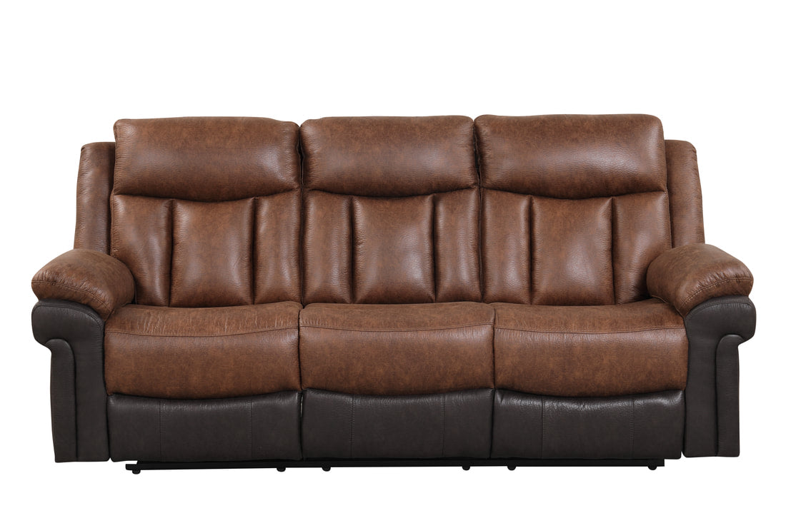 Cowboy Brown/Saddle 3pc Reclining Set