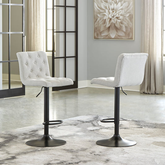 Gaddison Beige Barstool D122 Set of 2