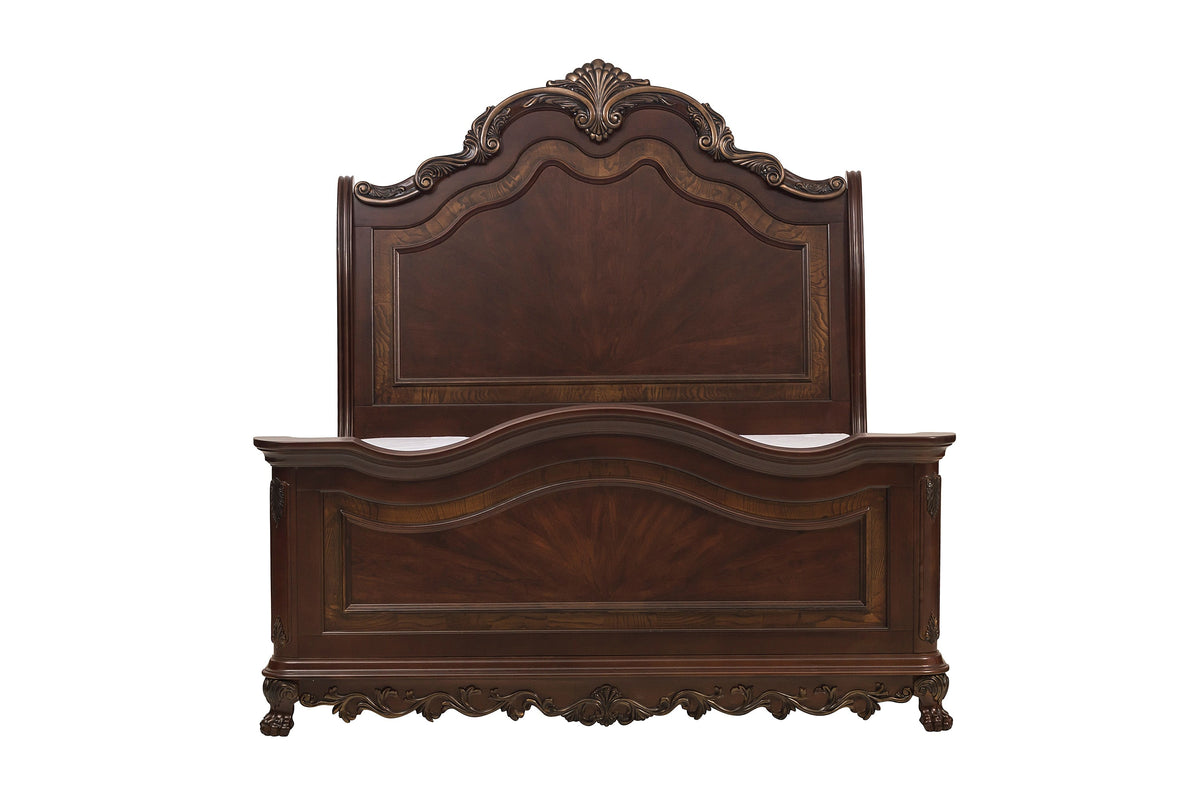 Deryn Park Cherry Sleight Bedroom Set 2243