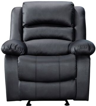 Dynamo Black PU 3pc Reclining  Set