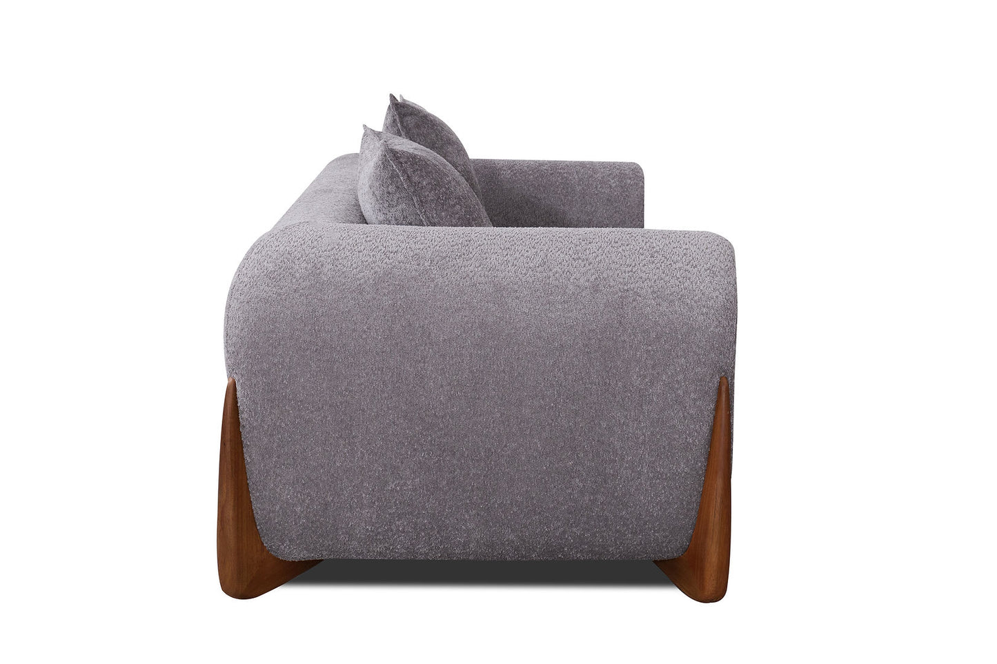 Stylus Pewter Fabric Sofa and Loveseat S4045