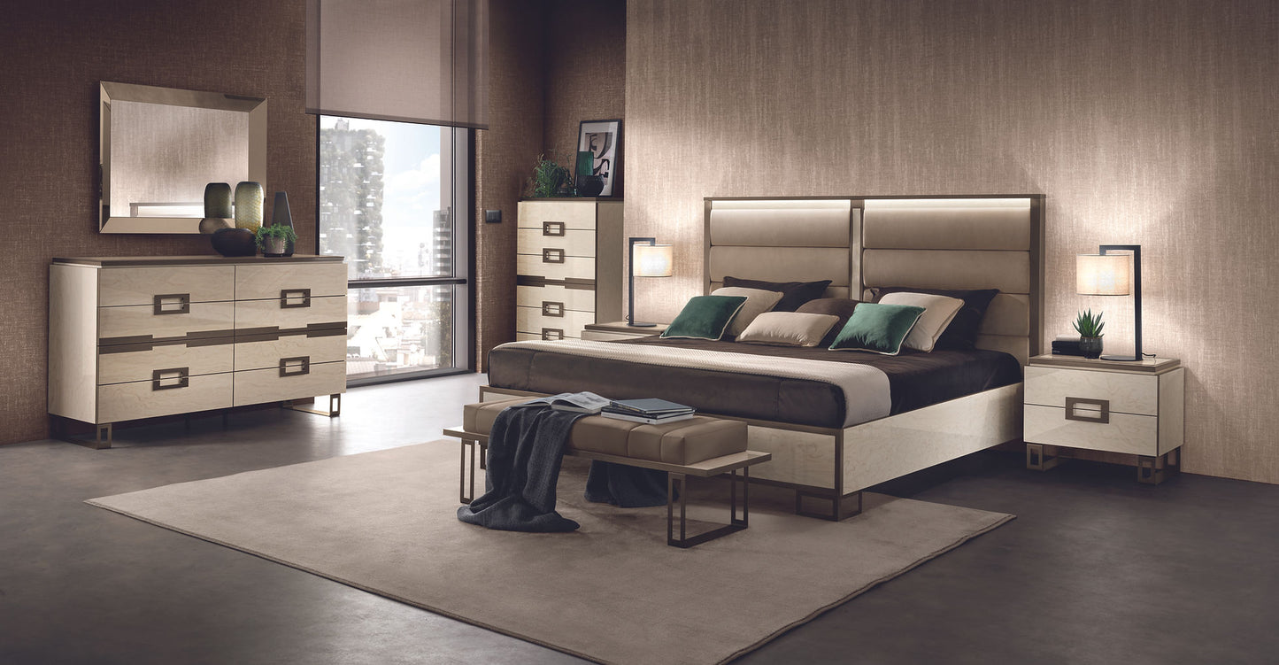 Poesia Collection Italian Panel Bedroom Set