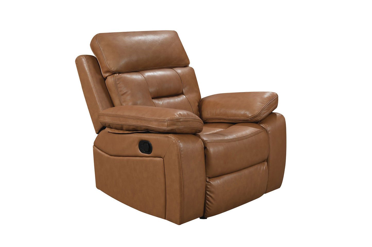 Dallas  Camel LEATHER 3pc Reclining Set S8232