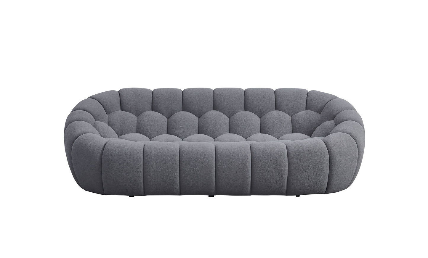 Bubbles Grey Teddy Sofa and Loveseat MI-2126