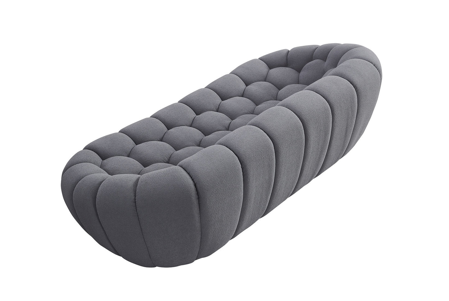 Bubbles Grey Teddy Sofa and Loveseat MI-2126