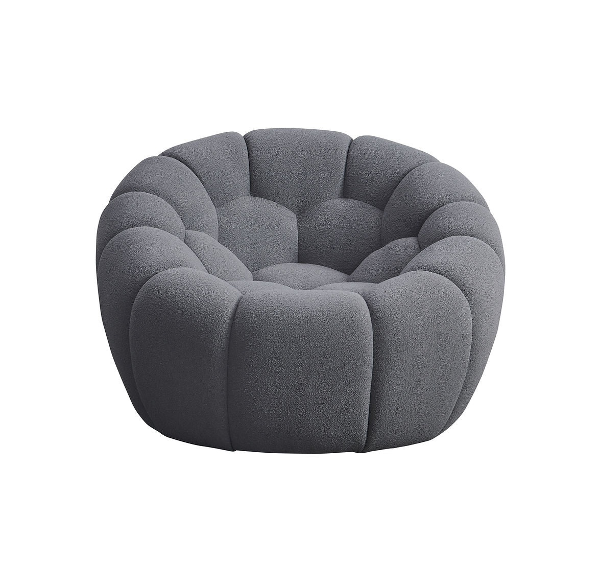 Bubbles Grey Teddy Sofa and Loveseat MI-2126