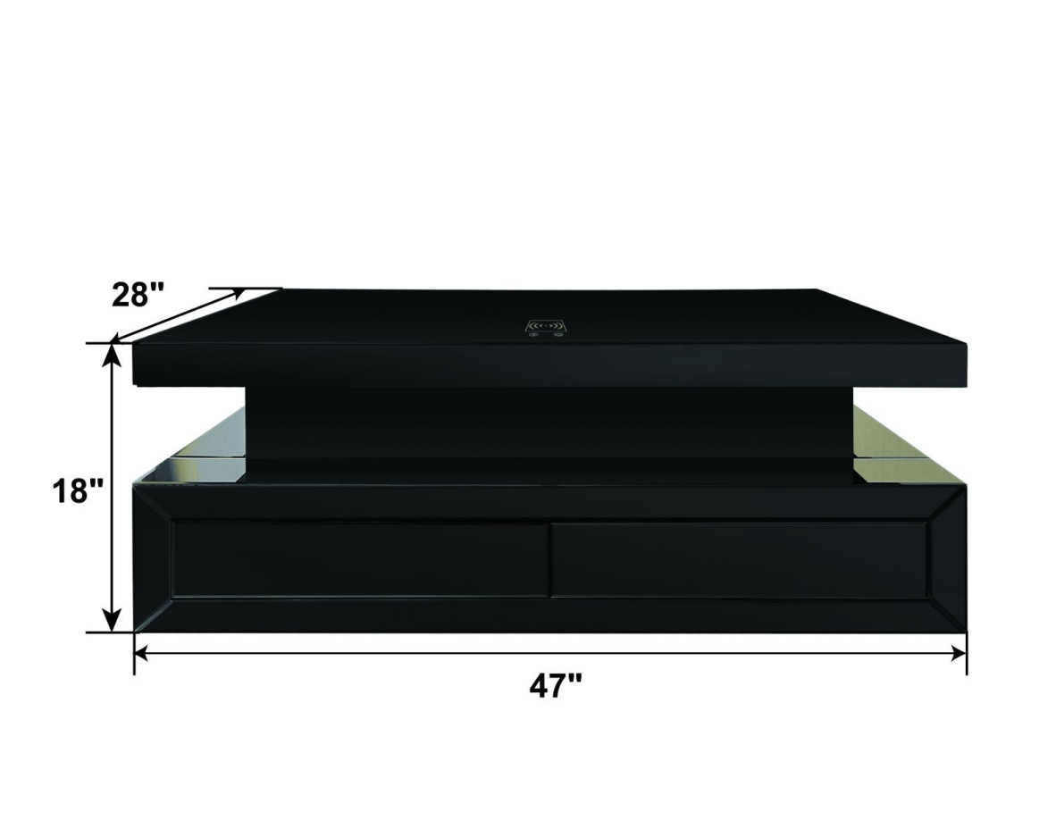 A-CT03 Alma Black Coffee Table