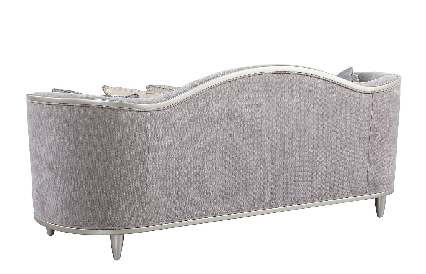 Bellisimo Grey Velvet Sofa, Loveseat and Chair S6226