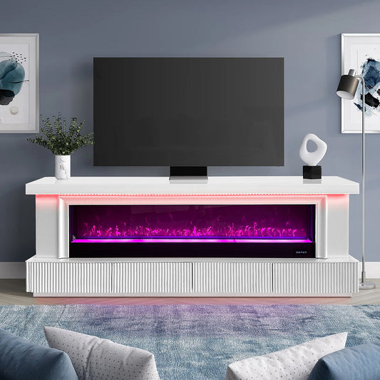 A-F03 Pebble LED/BLUETOOTH Fireplace