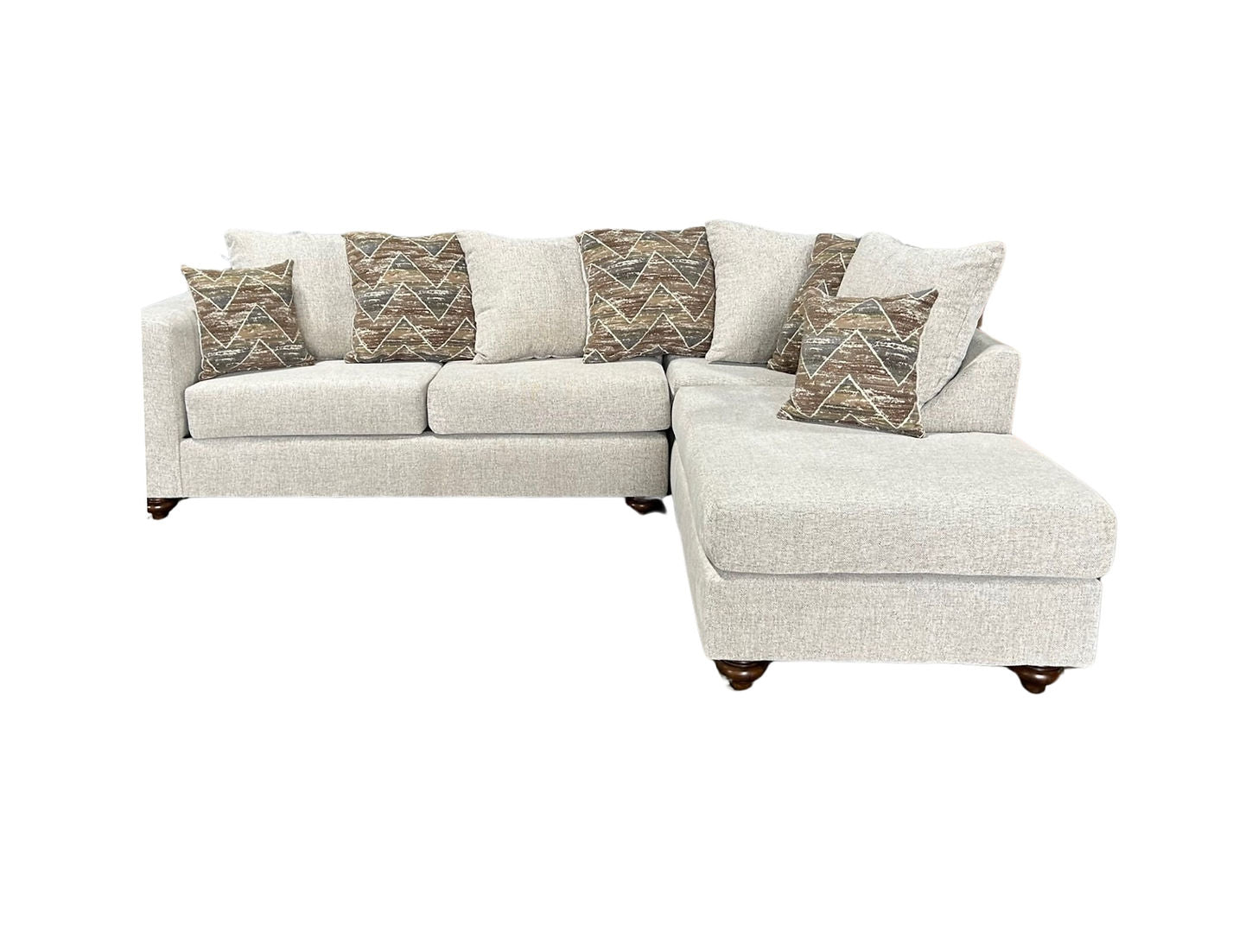 S325 Decora Beige Fabric Sectional