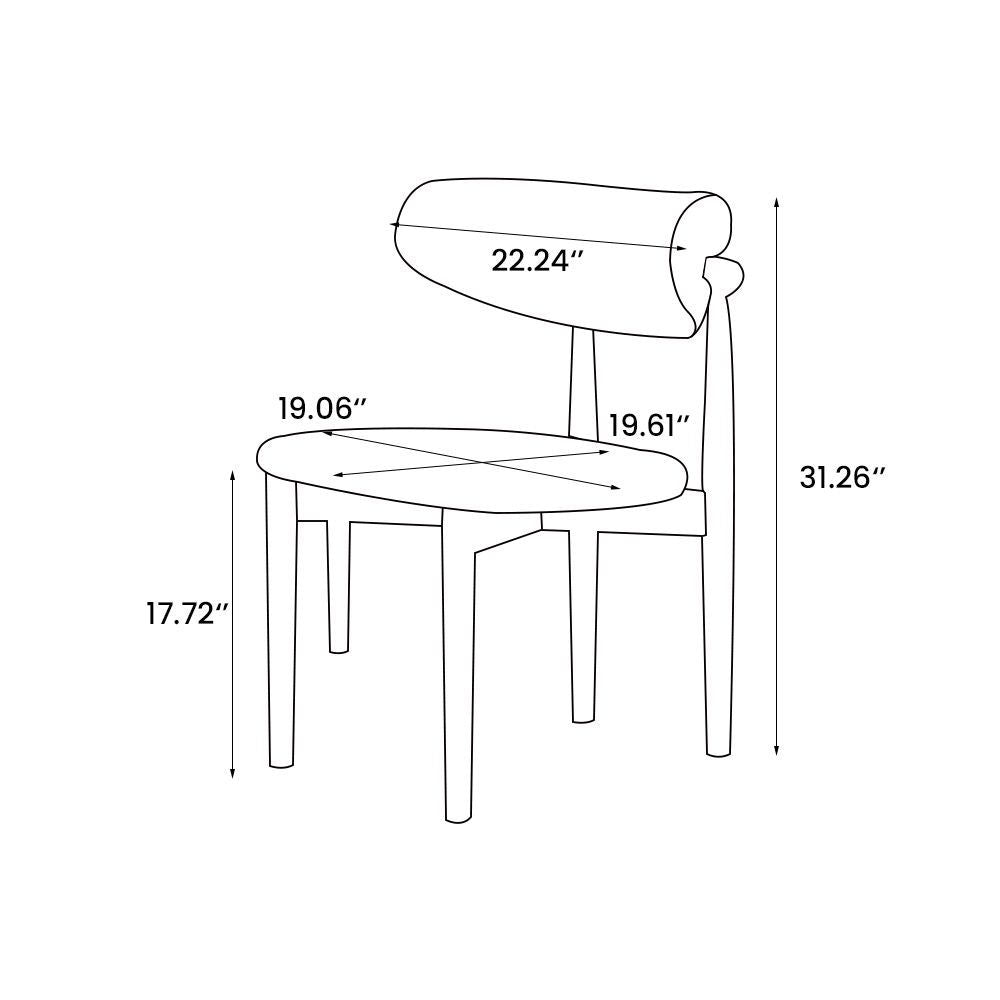 Ash White Linen Cream  Chair