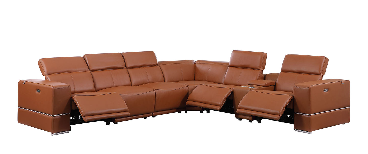 Franco Carmel  7pc 3-POWER Reclining Sectional MI-1122