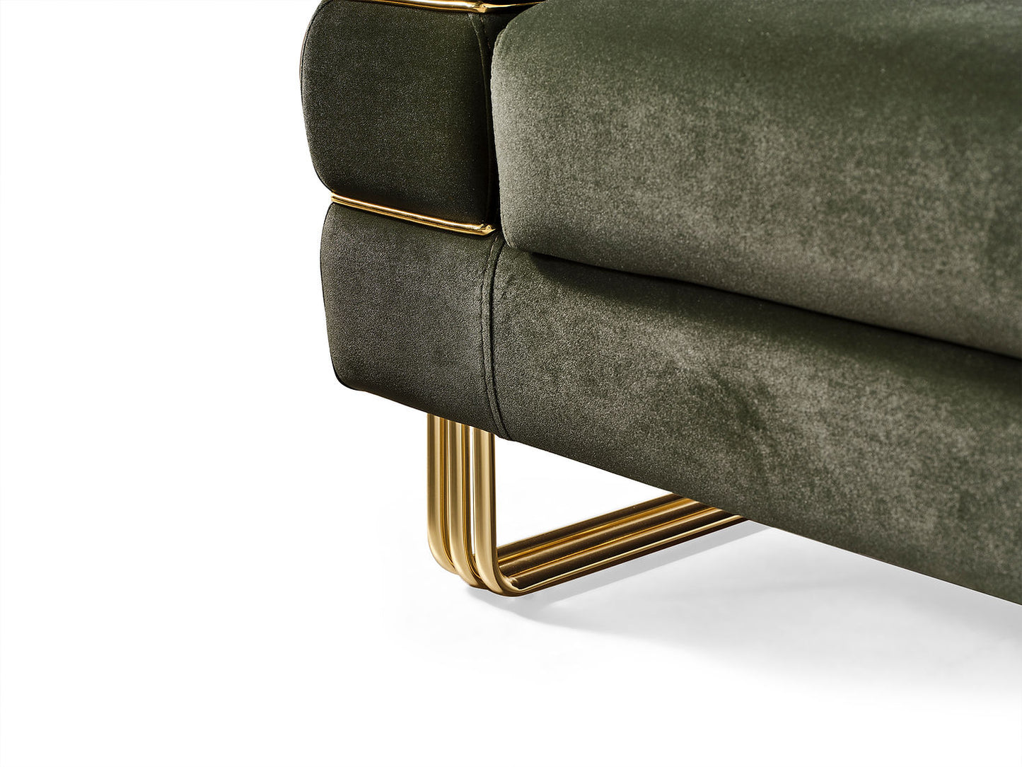 Luma Emerald Velvet Sofa and Loveseat