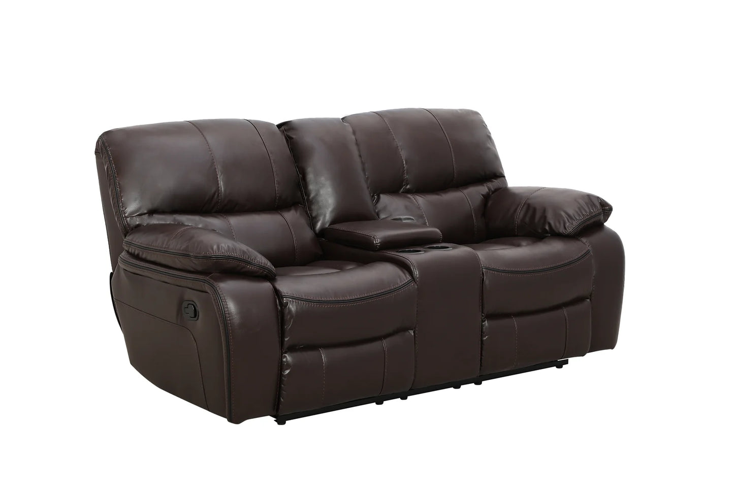 Madrid Brown 3pc Reclining Set S9931