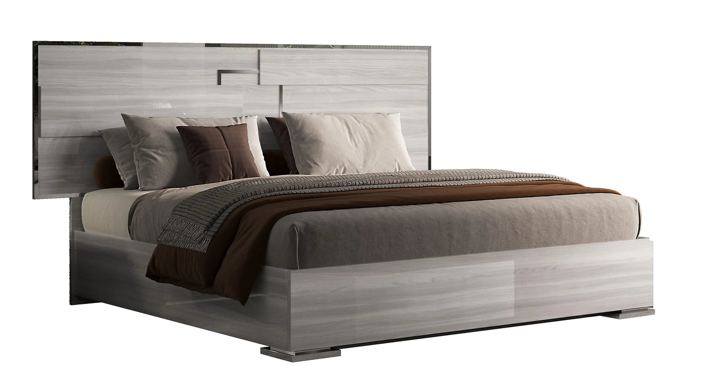 Infinity Collection Grey Italian Bedroom Set