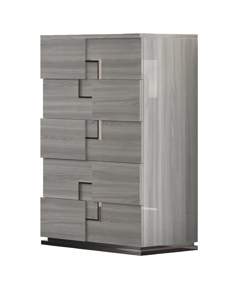 Infinity Collection Grey Italian Bedroom Set