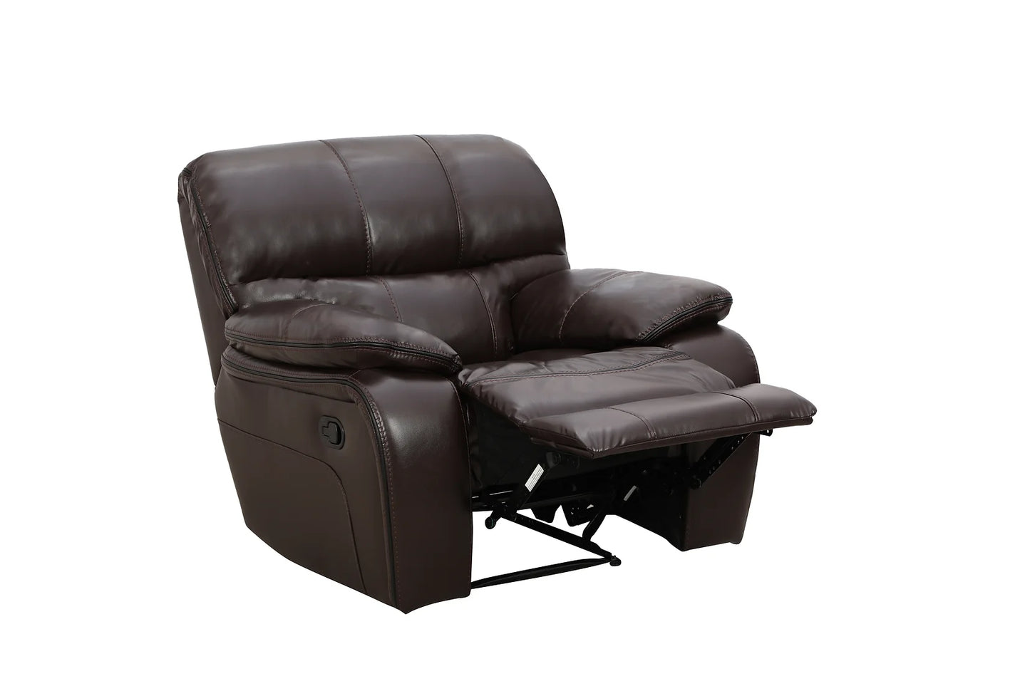 Madrid Brown 3pc Reclining Set S9931