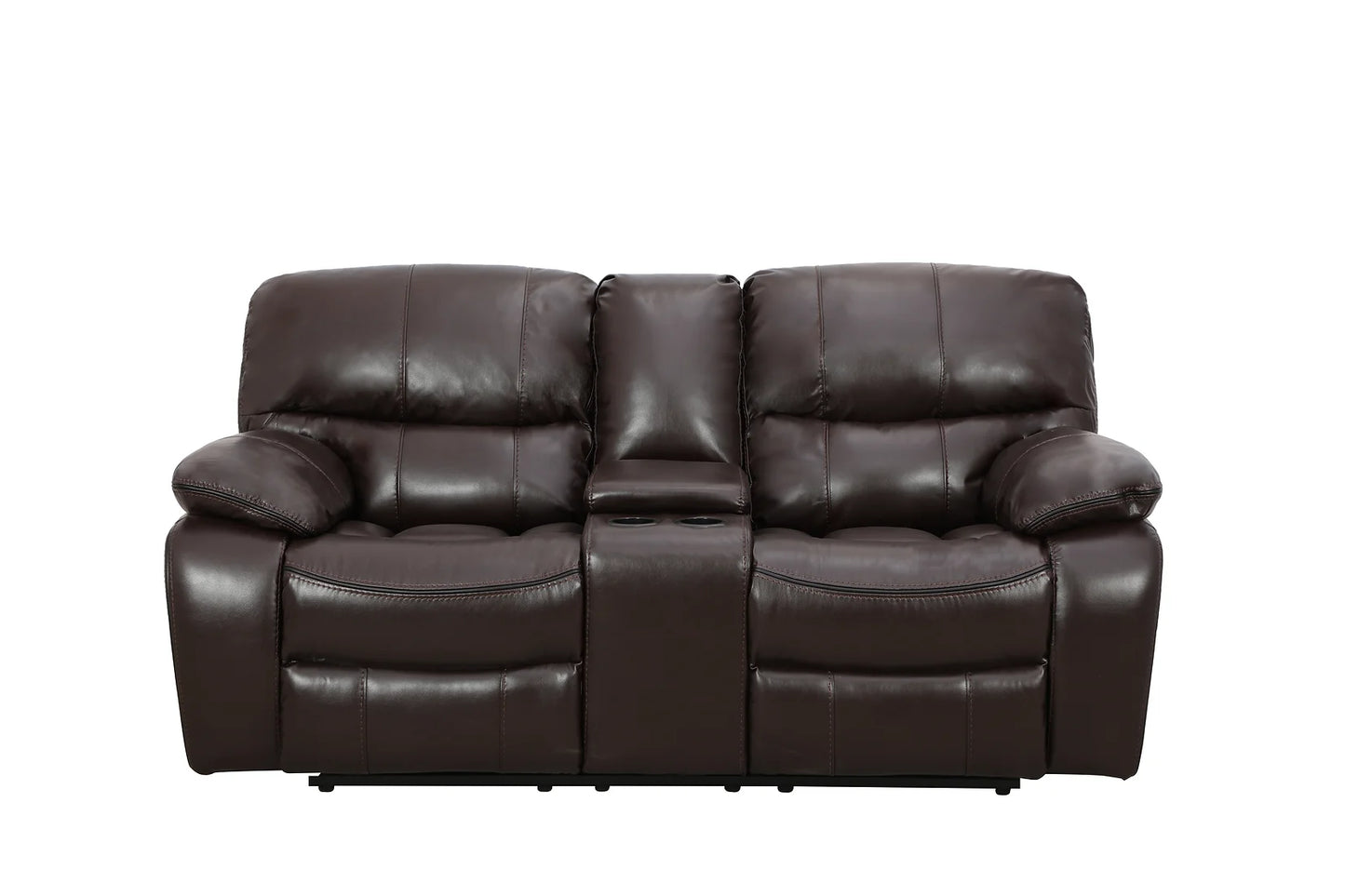 Madrid Brown 3pc Reclining Set S9931