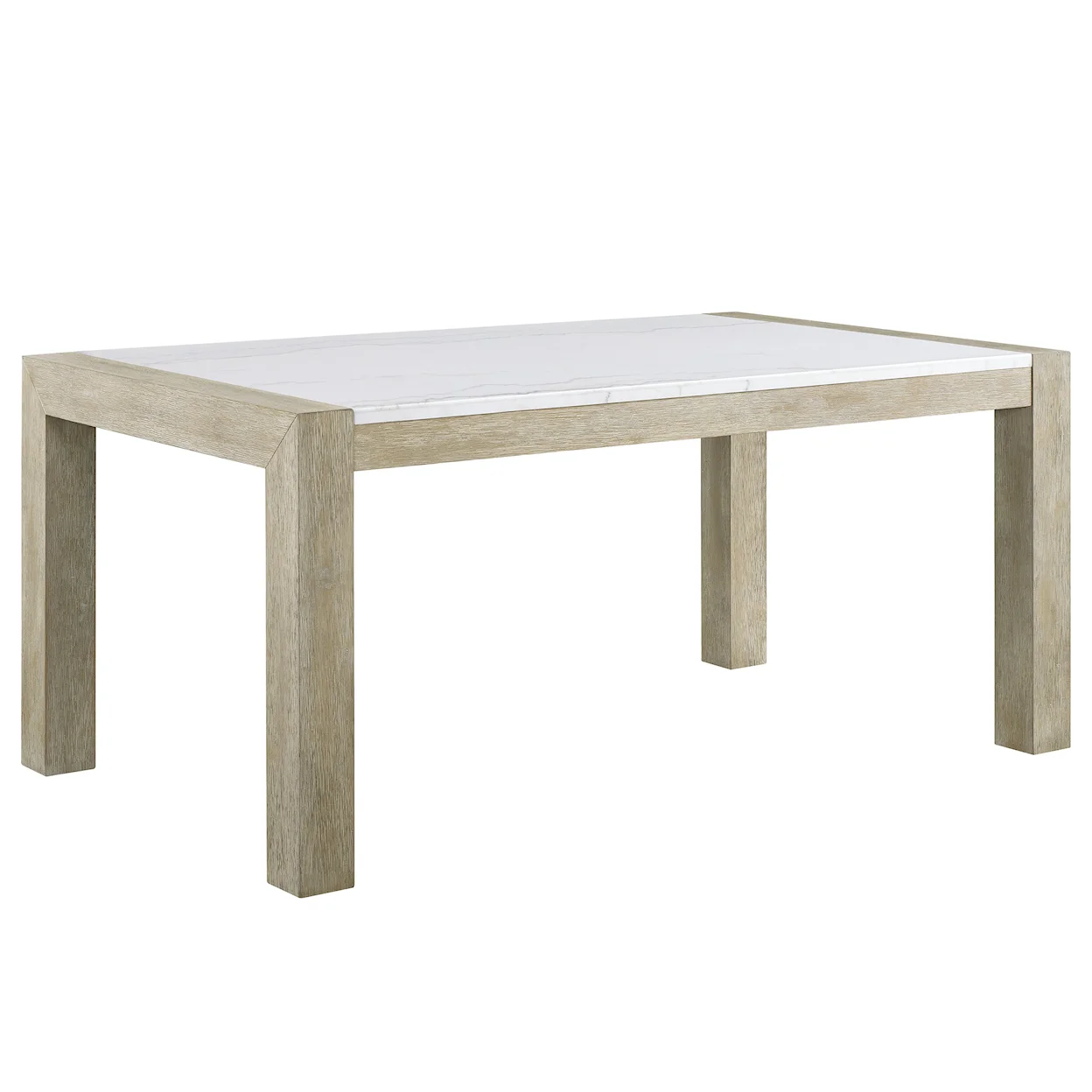 Dune White/Cream  Contemporary Dining Set 1321