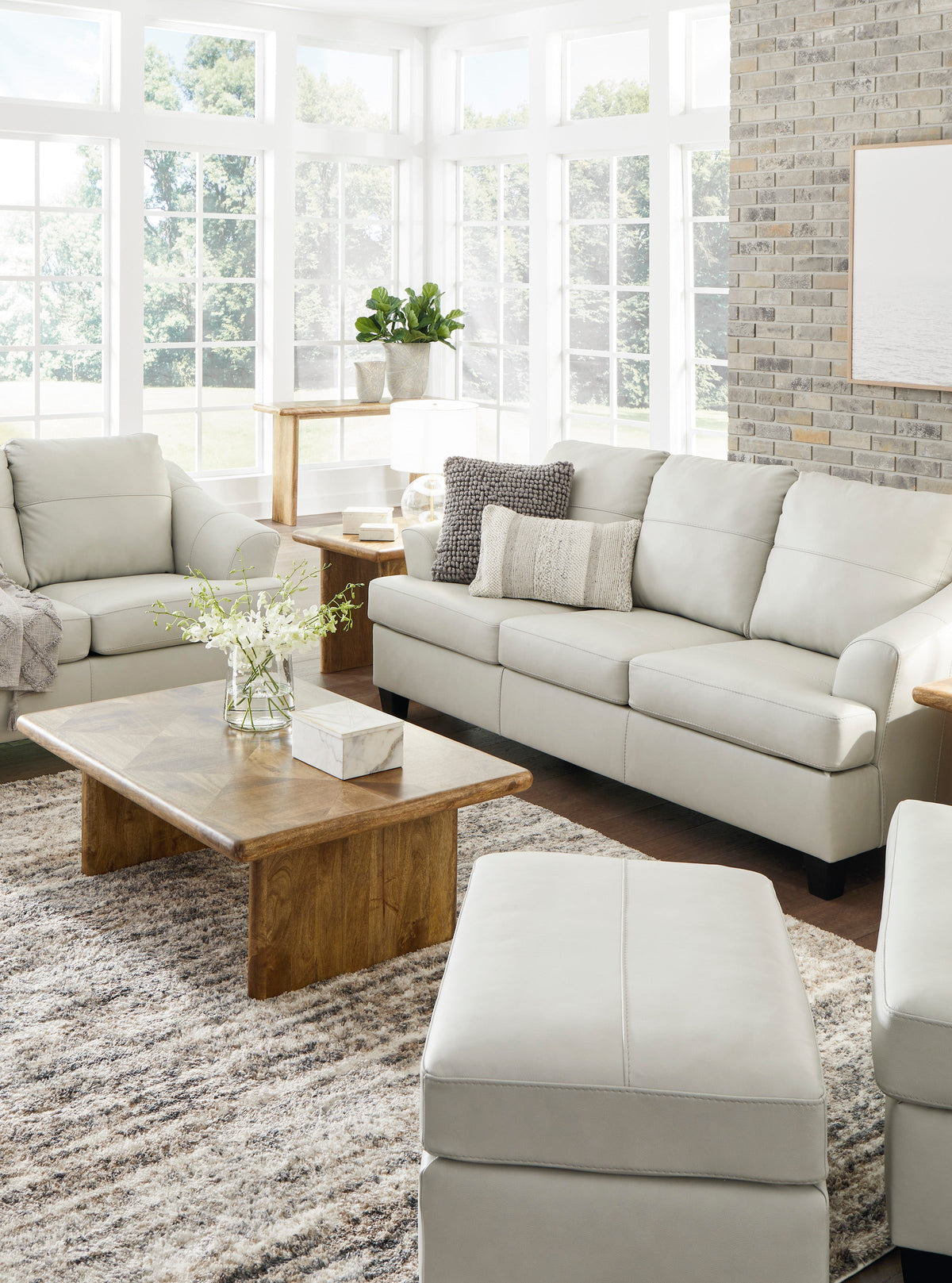 Genoa Coconut Sofa and Loveseat 47704