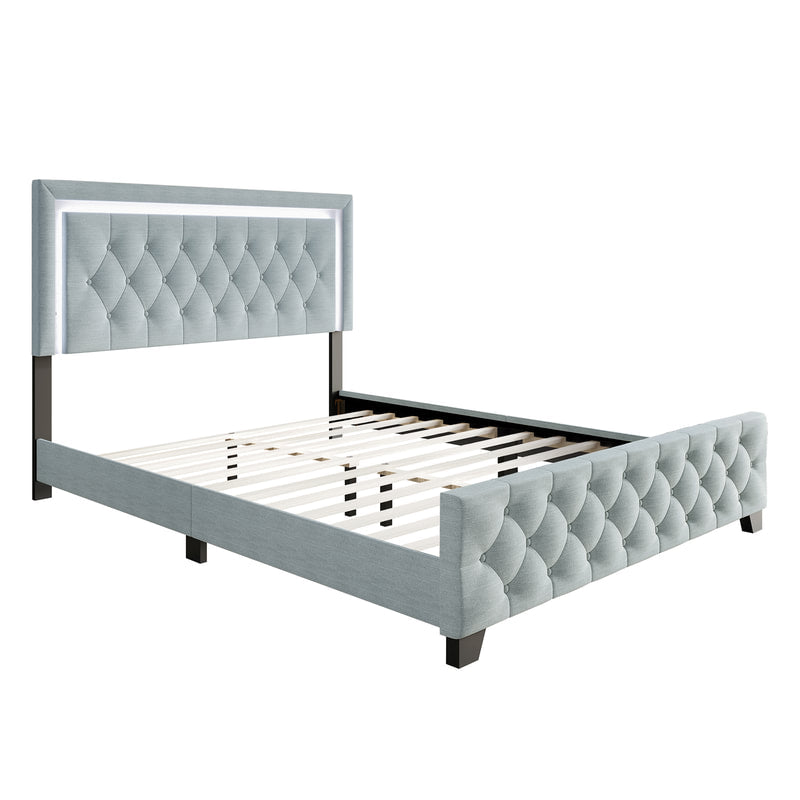 HH280 Green LED Platform Bed