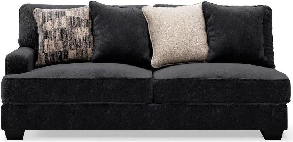 Lavernett Charcoal Fabric OVERSIZED 4pc Sectional 59603