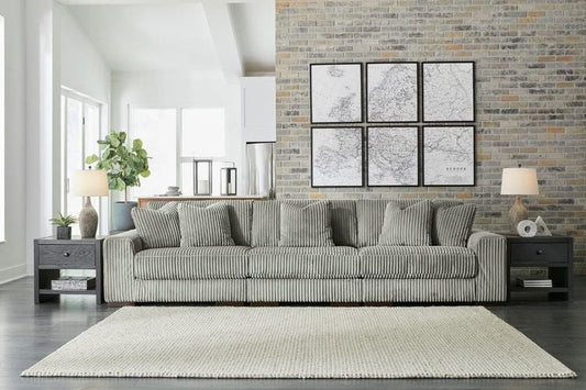 Lindyn Fog 137" 3pc Modular Sofa