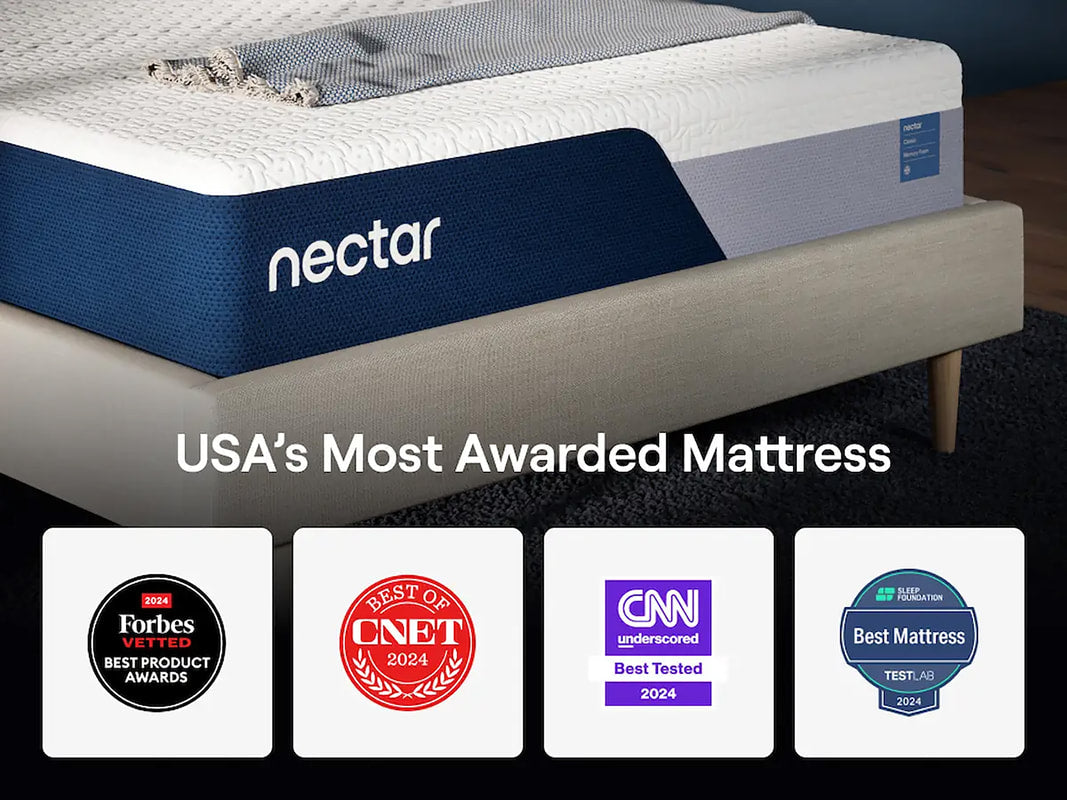 12" Nectar Therapeutic Memory Foam Firm Queen Mattress