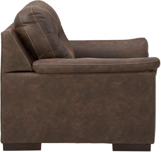 Maderla Walnut Sofa and Loveseat| 62002