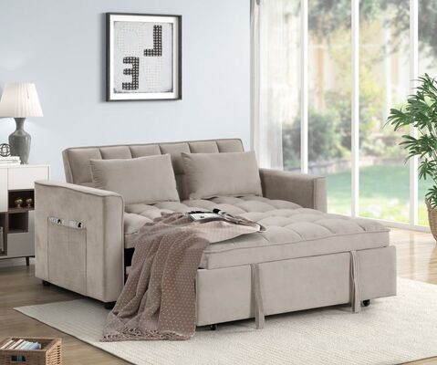 Relax Beige Sleeper Sofa