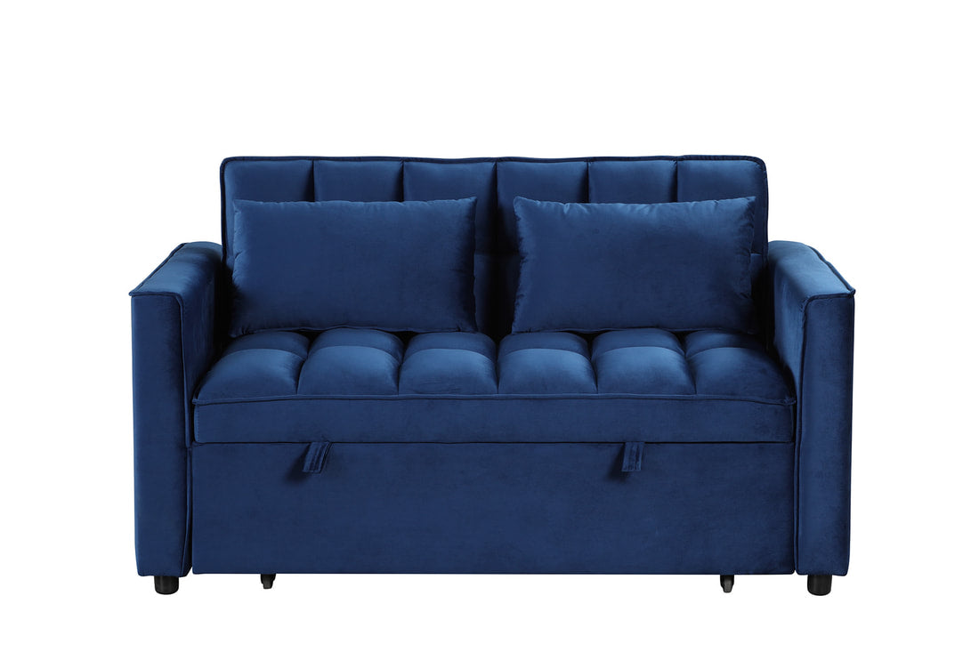 Relax Blue Sleeper Sofa