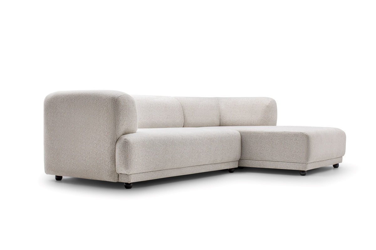 Lyna Ivory 2pc 105" RAF Sectional