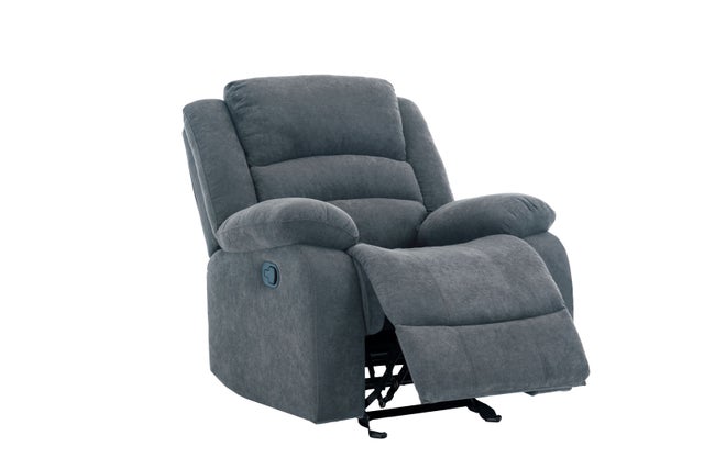 Dynamo Charcoal Fabric 3pc Reclining Set